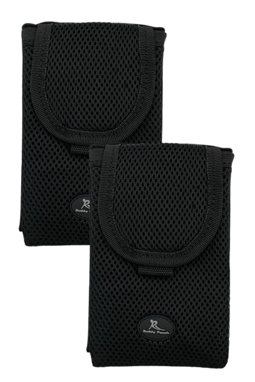 Buddy Pouch On the Go 2-Pack of Belt-Free Mini Plus Pouches Black